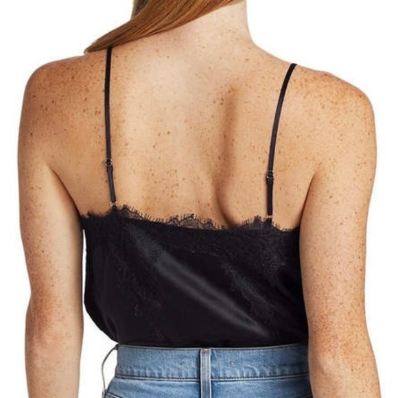 NWT - Cami NYC Sweetheart 100% Silk and Eyelash Lace Bodysuit - Picture 2 of 15